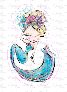 Sticker 18D Mermaid
