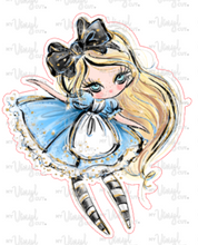 Load image into Gallery viewer, Sticker 21A Alice in Wonderland