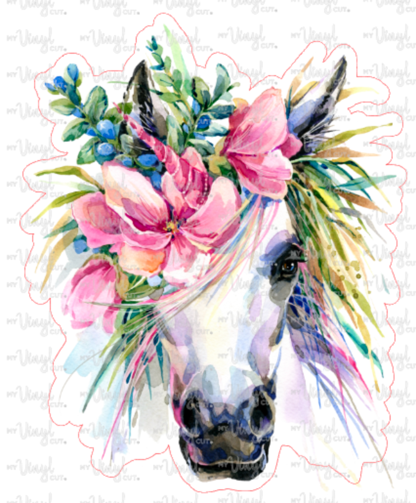 Sticker 13-0 Watercolor Unicorn