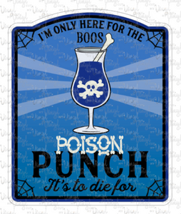 Sticker 16F Poison Punch Label