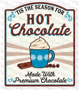 Sticker 16N Hot Chocolate Drink Label