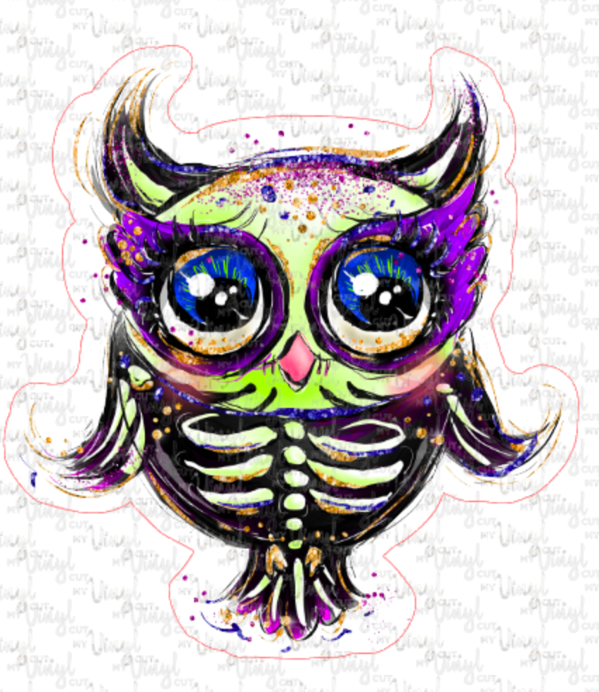 Sticker 23A Halloween Owl