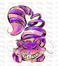 Load image into Gallery viewer, Sticker 21E Alice in Wonderland Cheshire Cat