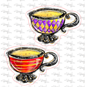 Sticker 21i Alice in Wonderland Tea Cups