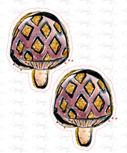 Load image into Gallery viewer, Sticker 11M Set of Mushrooms Fall Fairyland Collection