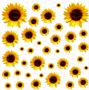 Sticker Sheet Sunflowers Full 12 x 12 inch Sheet