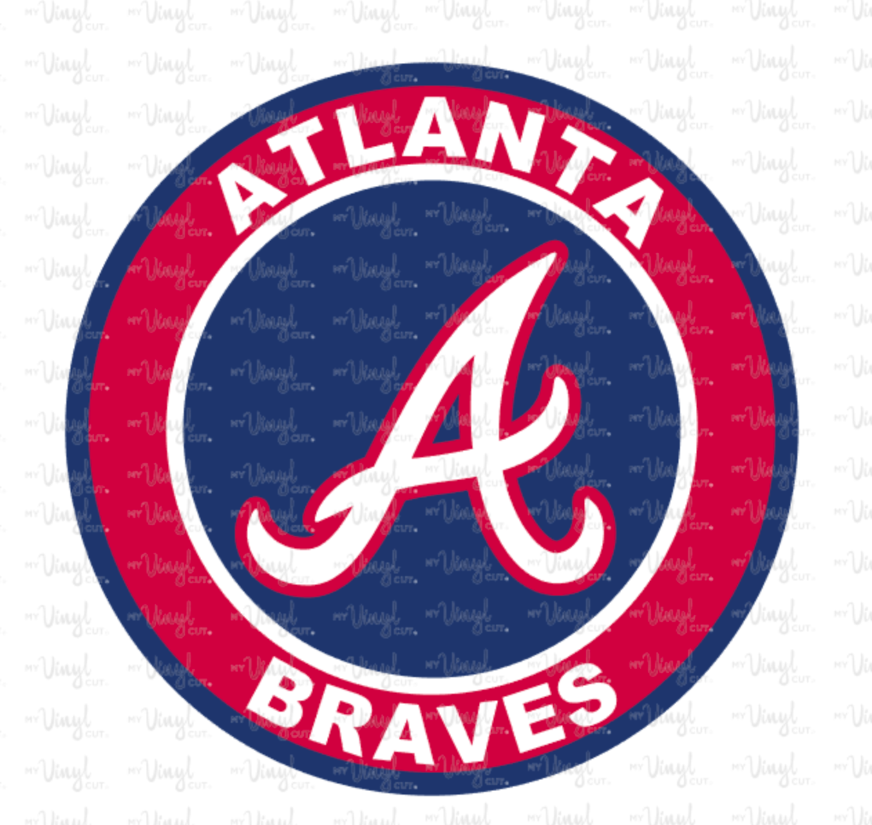 Digital download atlanta braves circle logo jpg png svg dxf files – my  vinyl cut