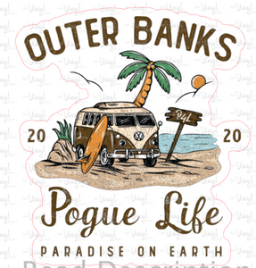 Sticker | 39A | Pogue Life | Waterproof Vinyl Sticker | White | Clear | Permanent | Removable | Window Cling | Glitter | Holographic