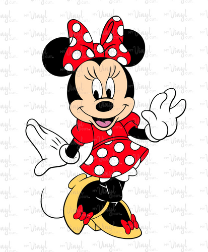 Digital Download 13H Minnie Mouse Layered SVG