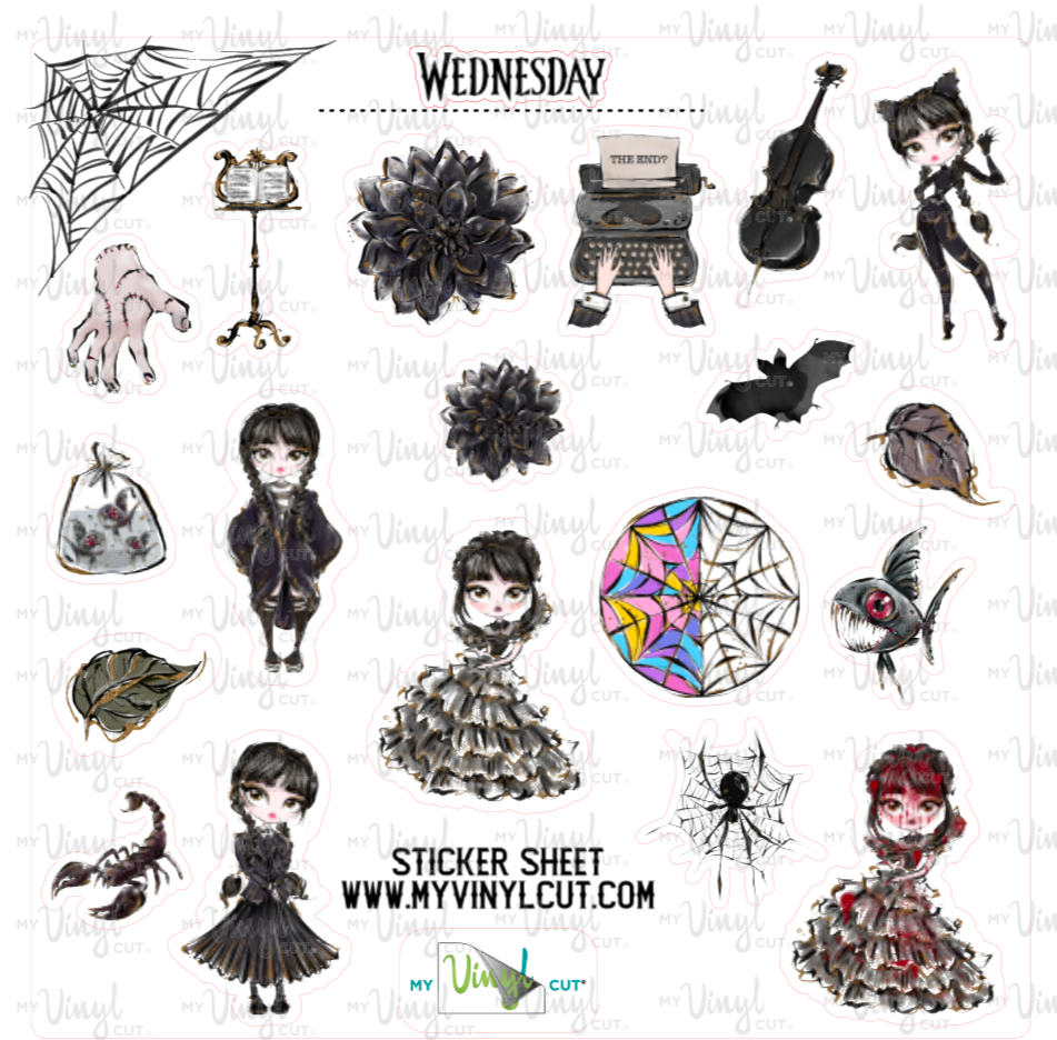 Emo Girl Stickers for Sale