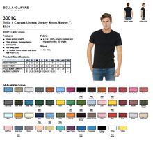 Load image into Gallery viewer, Bella Canvas Unisex Jersey Short Sleeve