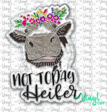 Load image into Gallery viewer, Enamel Pin Not Today Heifer Choose Pin or Magnetic clasp