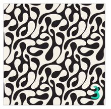 Load image into Gallery viewer, Printed Adhesive Vinyl SPOTTED Black and White Modern Patterned Vinyl 12 x 12 inch sheet