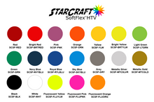 Load image into Gallery viewer, StarCraft SoftFlex HTV ORANGE Heat Transfer Vinyl 12 x 12 inch sheets