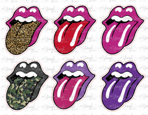 Mini Sticker Sheet 6 Tongues (pack 1)
