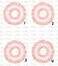 Load image into Gallery viewer, Waterslide Decal Pastel Pink Donut PACK OF 6