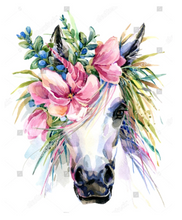 Load image into Gallery viewer, HTV Transfer Watercolor Unicorn