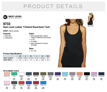 Load image into Gallery viewer, Next Level Ladies&#39; Triblend Racerback Tank