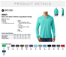 Load image into Gallery viewer, Next Level Adult Triblend Long Sleeve Hoody