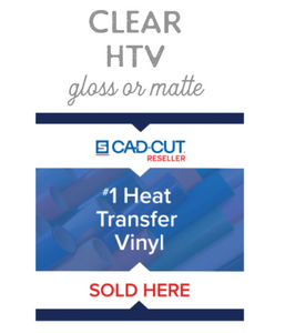 Clear Ultra Metallic Heat Transfer Vinyl (HTV)