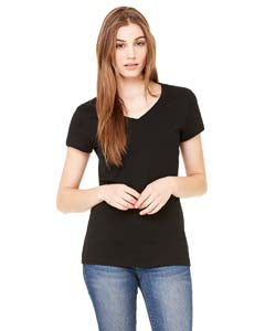 Bella Ladies Jersey Short Sleeve V Neck