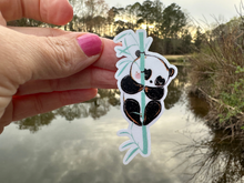 Load image into Gallery viewer, Sticker | 69F | Panda Bamboo | Waterproof Vinyl Sticker | White | Clear | Permanent | Removable | Window Cling | Glitter | Holographic