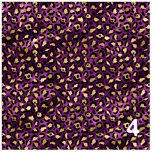 Load image into Gallery viewer, Printed Adhesive Vinyl PURPLE + GOLD Leopard Patterns